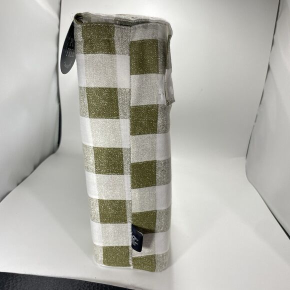 Brooks Brothers King Sheet Set 100% Cotton Green Gingham Plaid - Picture 3 of 5